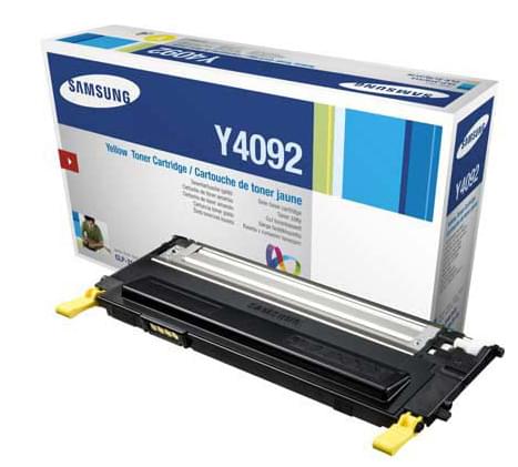 Toner CLT-Y4092S Jaune pour imprimante Laser Samsung - 0