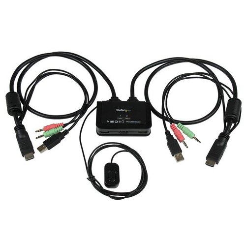 2 Port USB HDMI Cable KVM Switch - Achat / Vente sur grosbill-pro.com - 0
