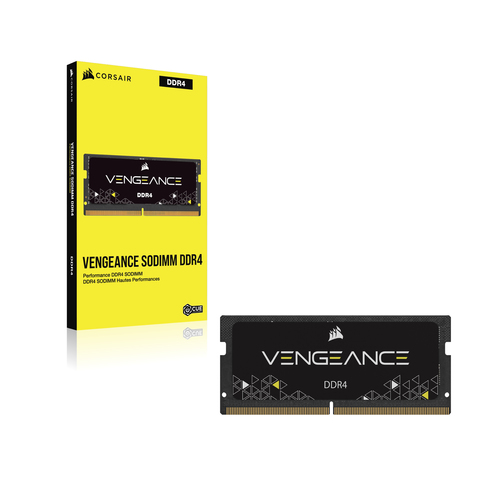 Corsair CMSX16GX4M1A2400C16 (1x16Go DDR4 2400 PC4-19200) - Mémoire PC portable - 1
