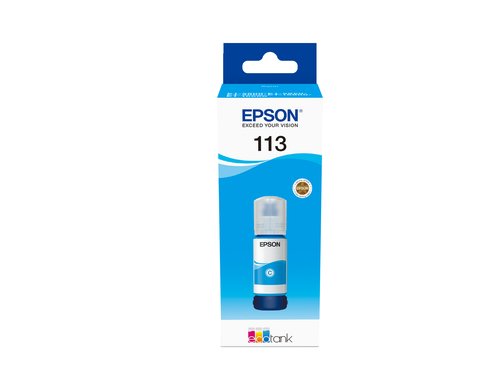 Grosbill Consommable imprimante Epson Flacon EcoTank 113 Cyan