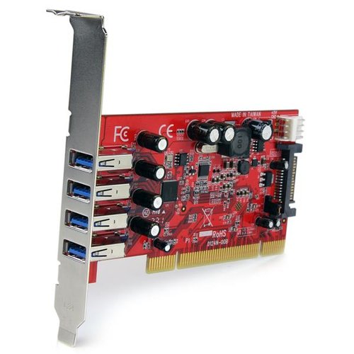 PCI vers 4 ports USB 3.0 - Achat / Vente sur grosbill-pro.com - 1