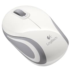 Grosbill Souris PC Logitech M187 Mini - Blanc/Sans Fil 