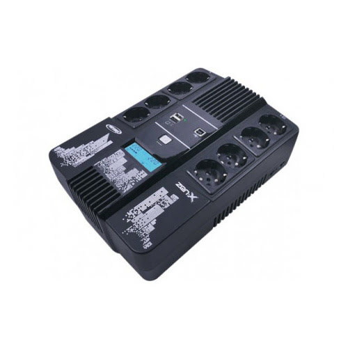 ZEN-X 1000VA - In-Line 8 prises SCHUKO/RJ11/RJ45