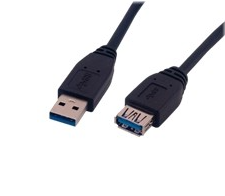 Rallonge USB 3.0 type A mâle/femelle 1m