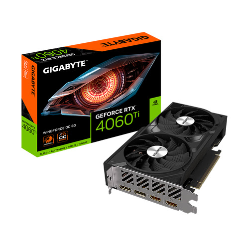 Grosbill Carte graphique Gigabyte GeForce RTX 4060 Ti WINDFORCE OC 8G 