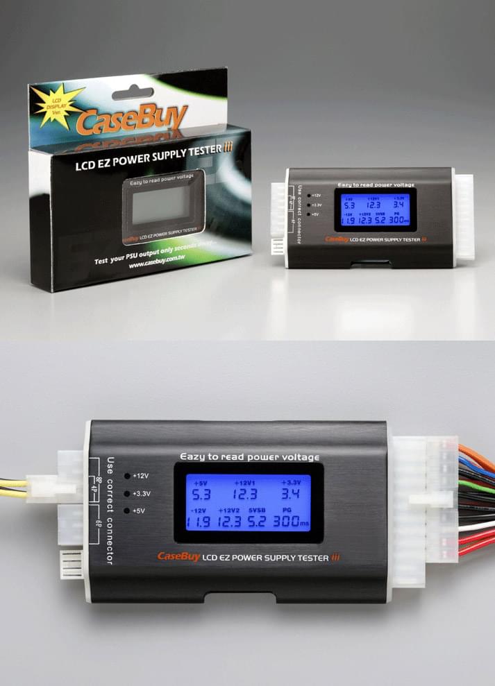 Grosbill Pro Testeur d' avec écran LCD (B096XYK8ZF) - Achat / Vente Alimentation sur grosbill-pro.com - 0