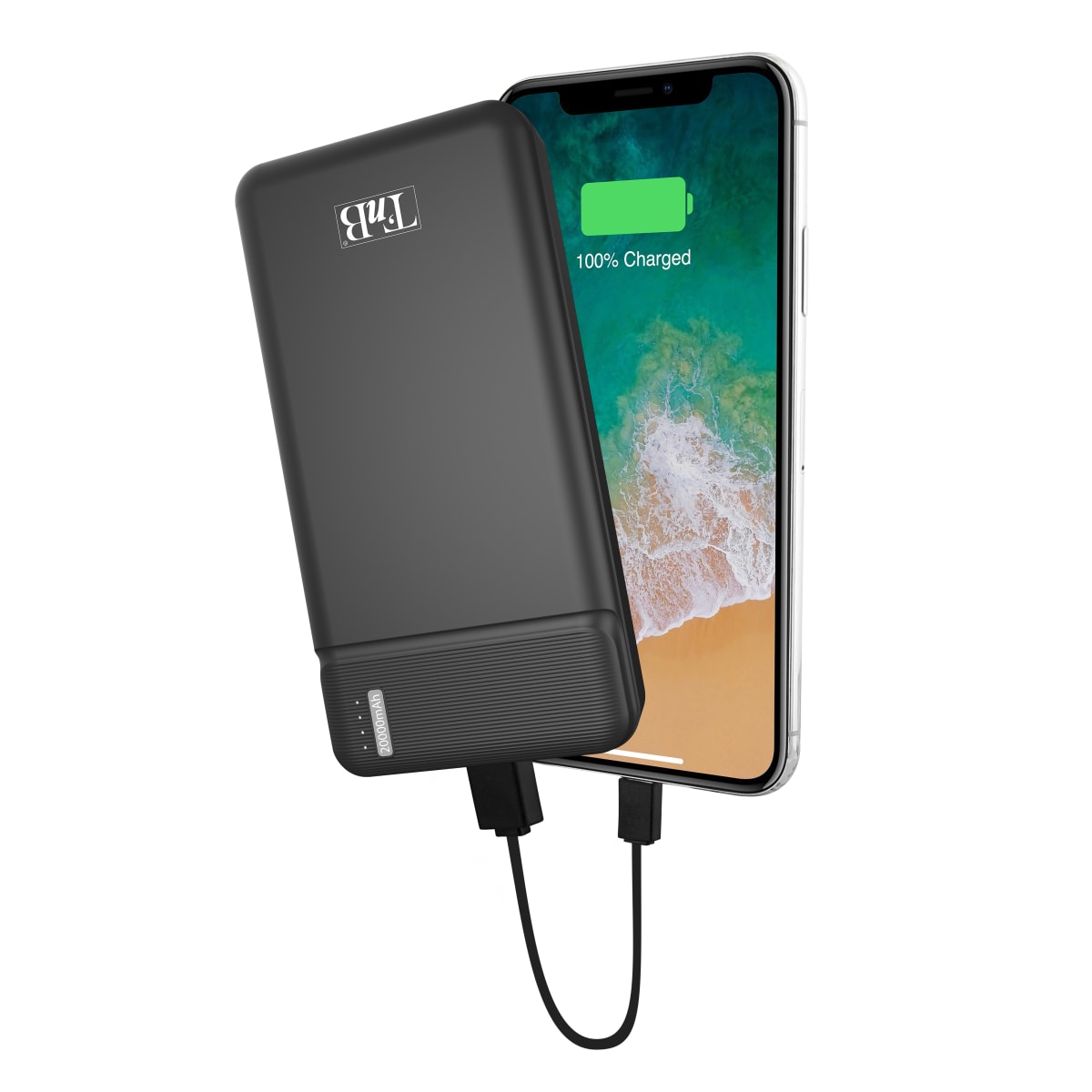 Grosbill Accessoire téléphonie T'nB Powerbank 2xUSB 20 000 mAh / 10W