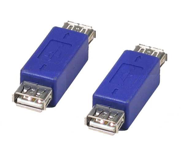 Adaptateur USB A Femelle - USB A Femelle - Connectique PC - 0