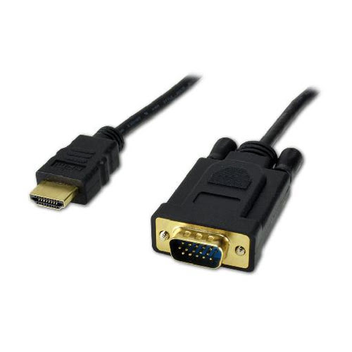 HDMI male to VGA male cable - 1.5m - Achat / Vente sur grosbill-pro.com - 0