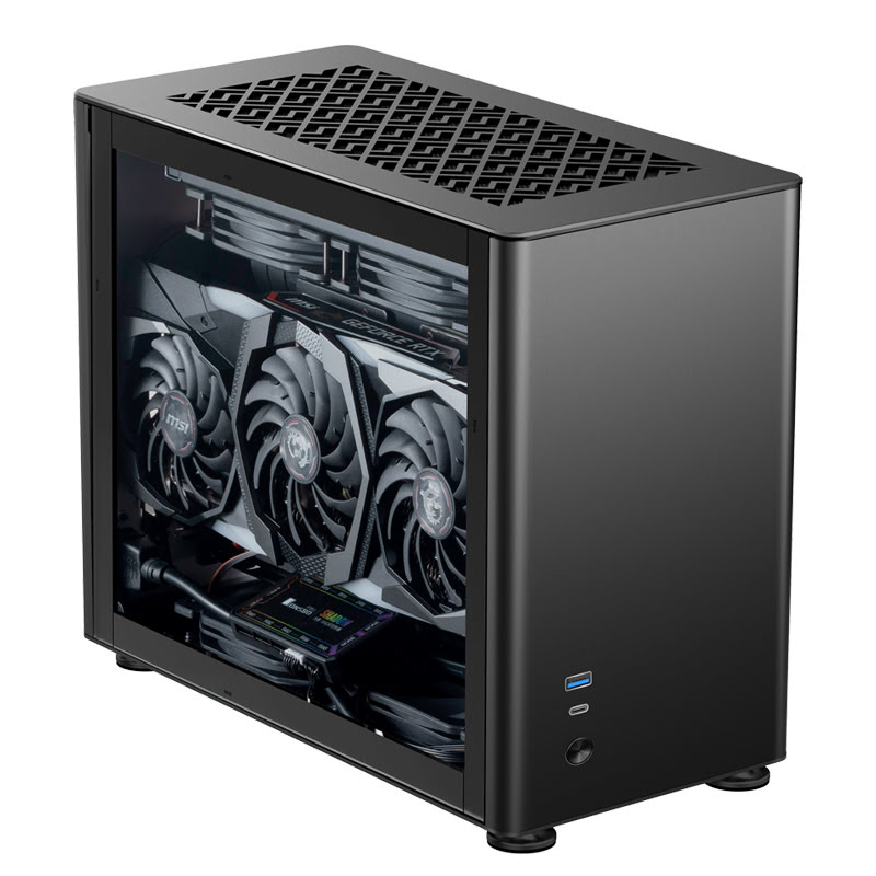 Jonsbo A4 Black Noir - Boîtier PC Jonsbo - grosbill-pro.com - 2