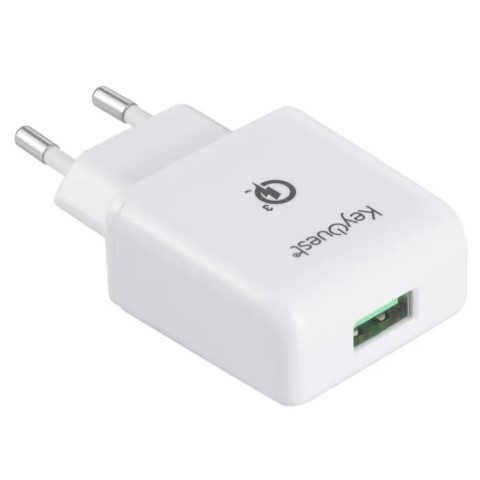 Chargeur secteur ultra rapide USB - Blanc#