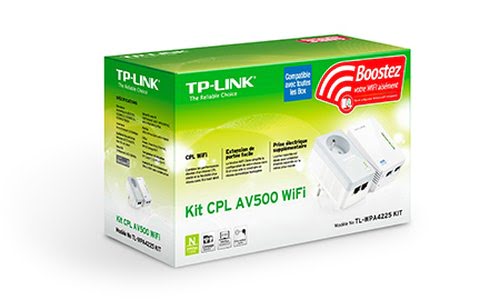 AV600 Powerline Wi-FI KIT Qualcomm 30 (TL-WPA4225 KIT) - Achat / Vente sur grosbill-pro.com - 1