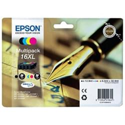 Grosbill Consommable imprimante Epson Cartouche d'encre Multipack (N,J,C,M) 16XL - T1636