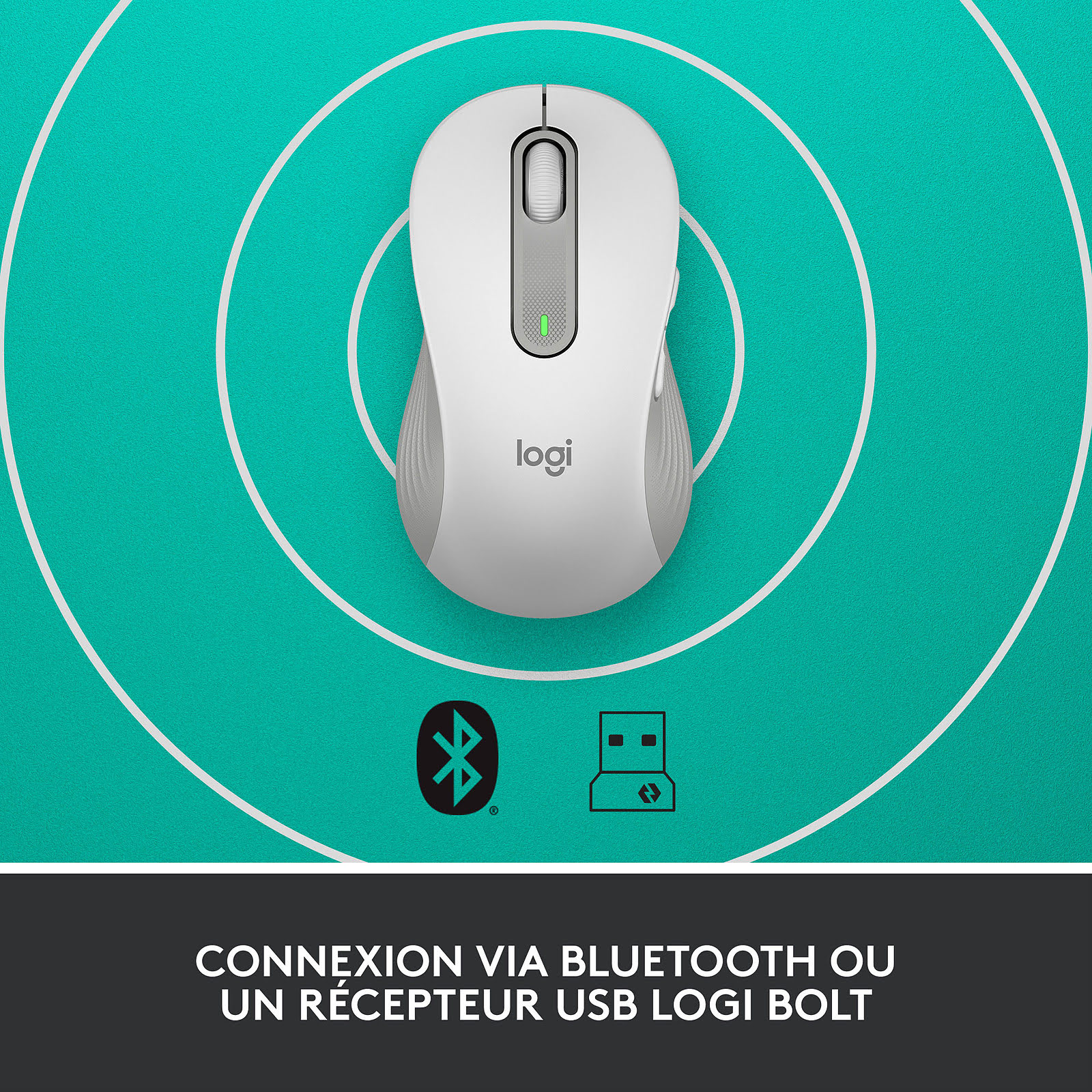 Logitech Signature M650 L Gaucher Bluetooth - Souris PC Logitech - 1