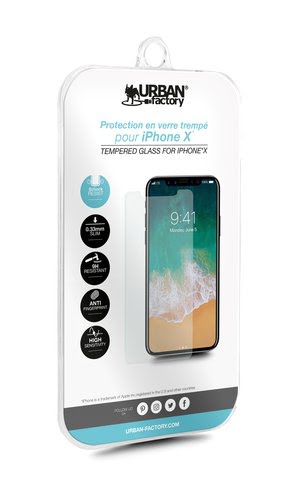 Grosbill Accessoire PC portable Urban Factory Screen Protection f iphone X