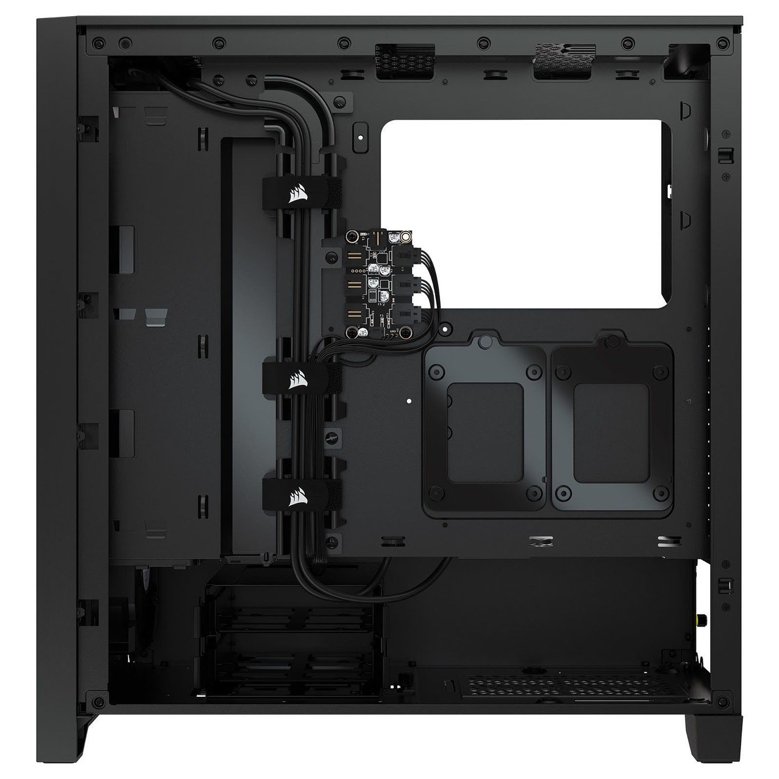 Corsair iCUE 4000X RGB Tempered Black Noir - Boîtier PC Corsair