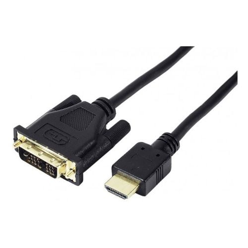 Câble DVI-D - HDMI 5m - Connectique PC - grosbill-pro.com - 0