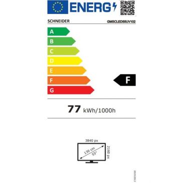 Schneider GMSCLED55UV102 - 55" (140cm) LED UHD 4K - TV Schneider - 1