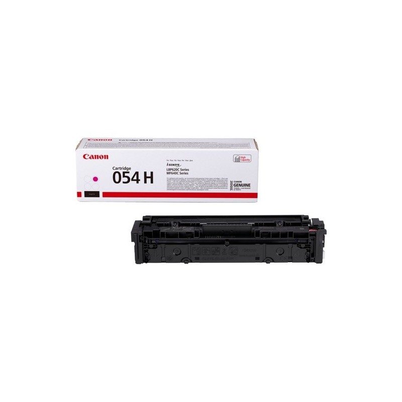 Toner Magenta 054H 2300 Pages - 3026C002 pour imprimante Laser Canon - 0