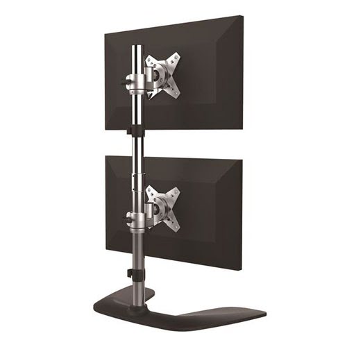 Monitor Stand - Dual Display - Vertical - Achat / Vente sur grosbill-pro.com - 1