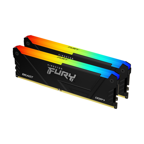 Kingston Fury Beast RGB 32Go (2x16Go) DDR4 3200MHz - Mémoire PC Kingston sur grosbill-pro.com - 0