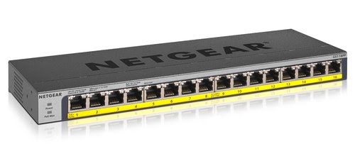 Grosbill Switch Netgear GS116PP - 16 (ports)/10/100/1000/Avec POE/Non manageable