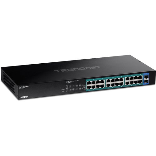 Grosbill Switch TrendNet TPE-TG262 - 24 (ports)/10/100/1000/Avec POE/Empilable/Non manageable