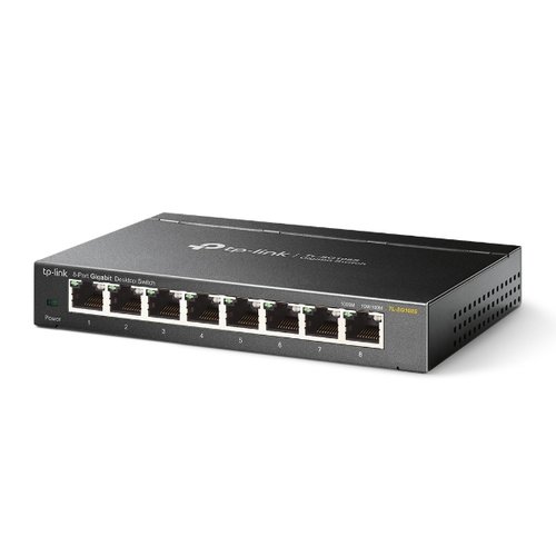 TL-SG108S - 8 (ports)/10/100/1000/Sans POE/Non manageable