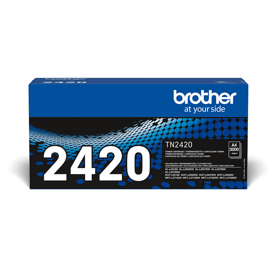 Toner Noir 3000 p. TN-2420 pour imprimante Laser Compatible Brother - 2