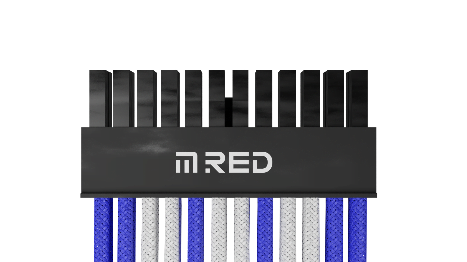 M.RED Kit extension 7 Câbles tressés Ultimate - Blanc Bleu (KEX-01WU) - Achat / Vente Accessoire alimentation sur grosbill-pro.com - 3