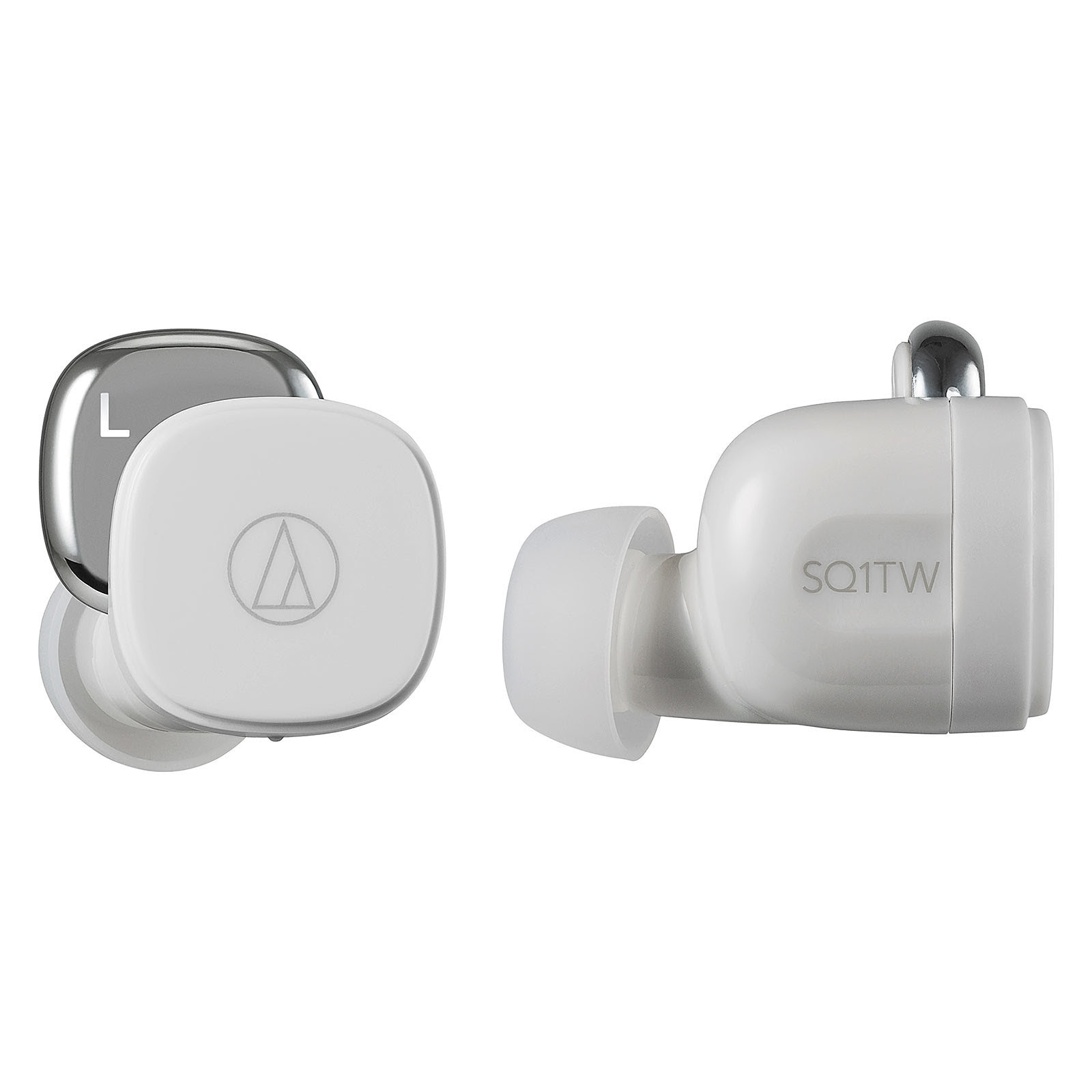 Ecouteur ATH-SQ1TWWH Sans Fil - Blanc - Accessoire téléphonie Audio-Technica - 0