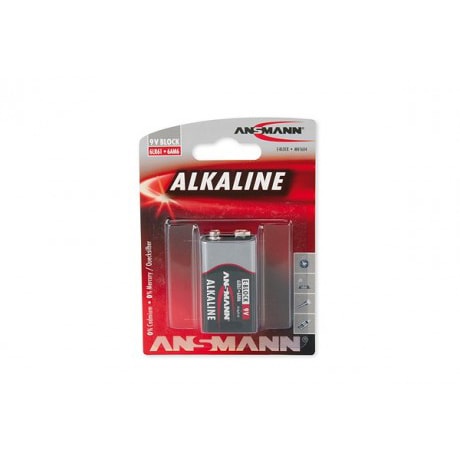 9V 6LR61 - Pile ANSMANN - grosbill-pro.com - 0