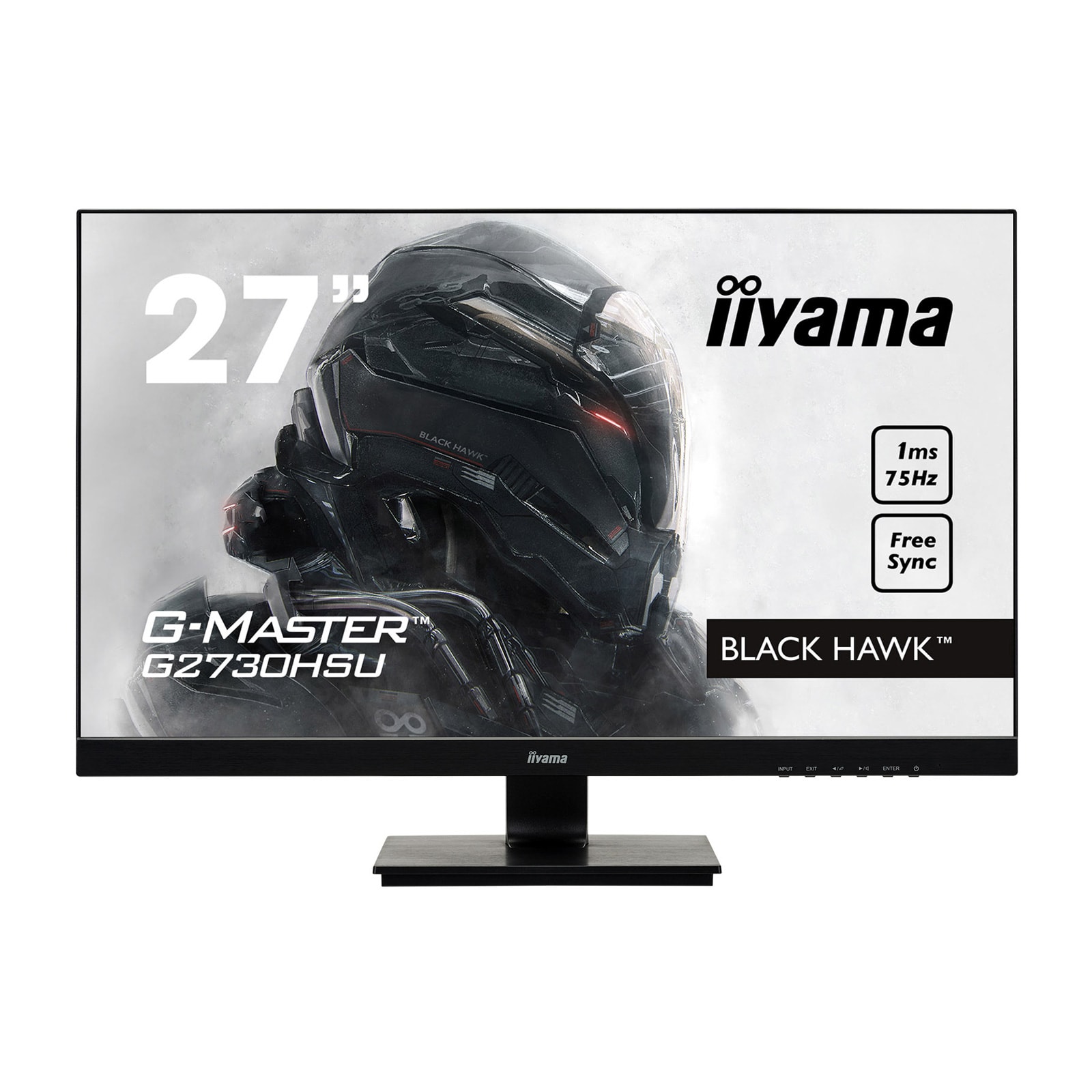 Iiyama 27"  G2730HSU-B1 - Ecran PC Iiyama - grosbill-pro.com - 0