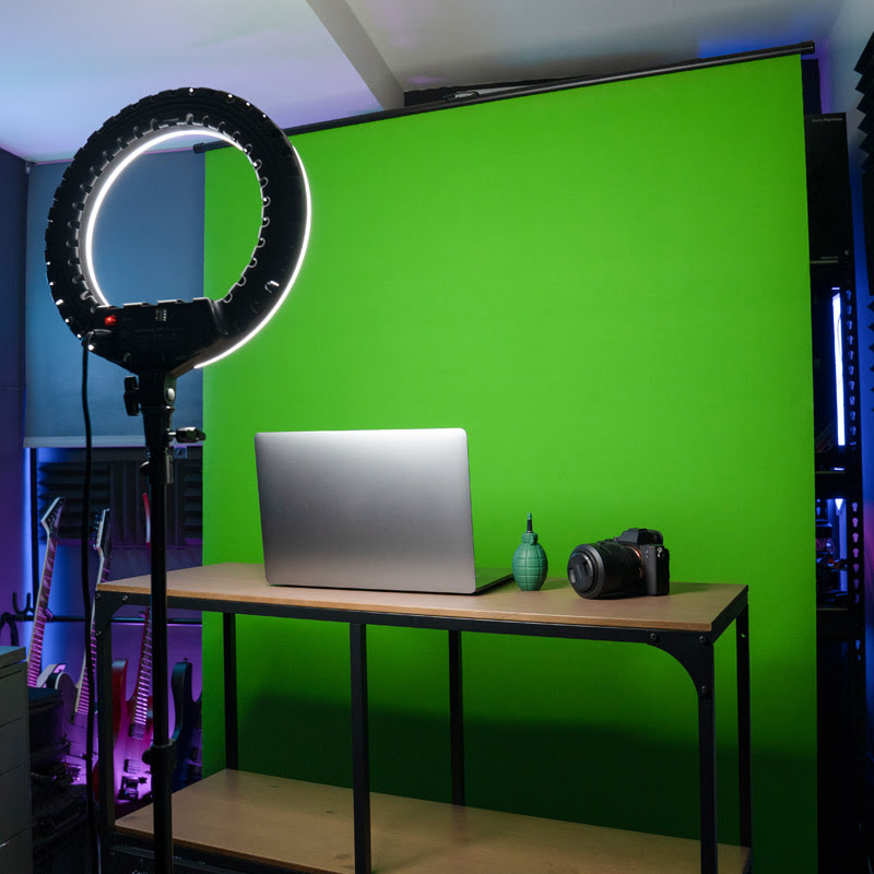 Streamplify Green Screen Lift 1,5m (SPSC-SZ1211G.11) - Achat / Vente Accessoire Streaming / Vlogging  sur grosbill-pro.com - 1