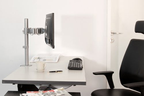 Desk Mount 10-30" Clamp/Grommet SILVER - Achat / Vente sur grosbill-pro.com - 7