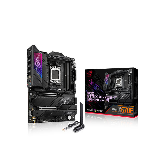 Asus ROG STRIX X670E-E GAMING WIFI ATX  - Carte mère Asus - 0