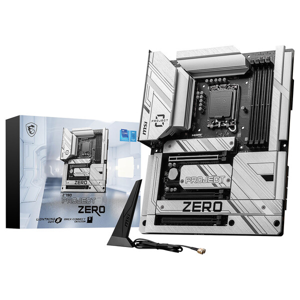 Grosbill Carte mère MSI Z790 PROJECT ZERO - Z790/LGA1700/DDR5/ATX
