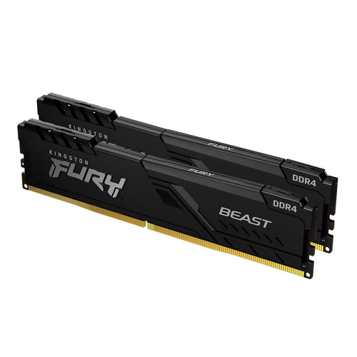 Kingston Fury Beast 16Go (2x8Go) DDR4 3200MHz - Mémoire PC Kingston sur grosbill-pro.com - 0