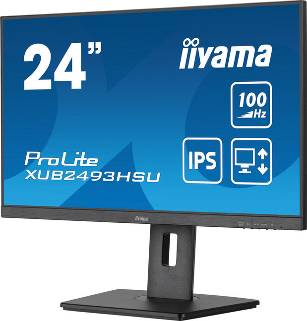 Iiyama 24"  XUB2494HSU-B6 - Ecran PC Iiyama - grosbill-pro.com - 3
