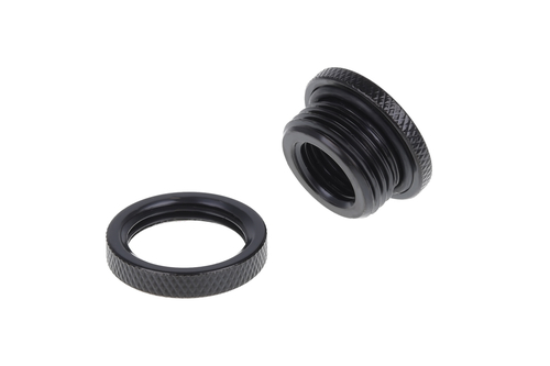 Alphacool Fitting Passe-Cloison G1/4" - Noir - Watercooling - 1