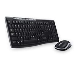 Grosbill Pack Clavier/Souris Logitech Wireless Desktop MK270 