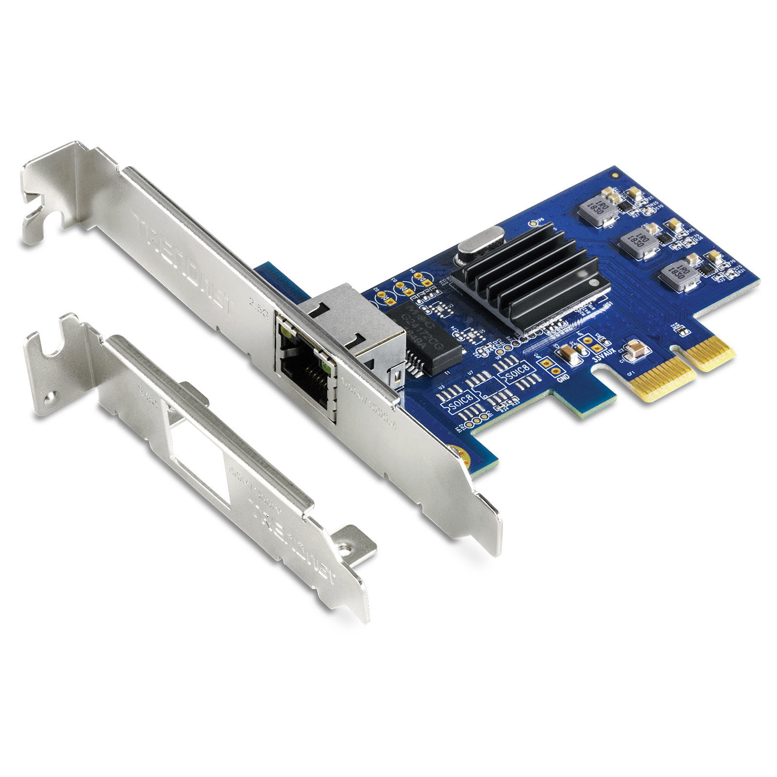 TrendNet PCI-E RJ45 2.5Gb - TEG-25GECTX - Carte réseau TrendNet - 2