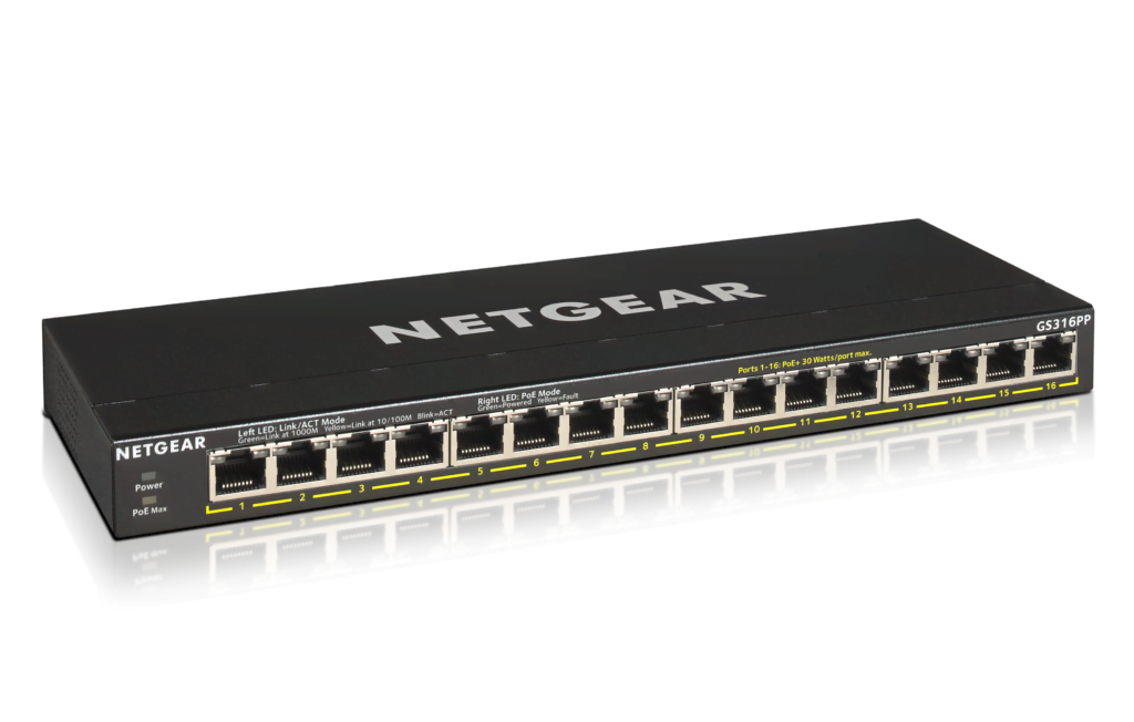 Switch Netgear 16 ports Gigabit POE+ - GS316PP - grosbill-pro.com - 0