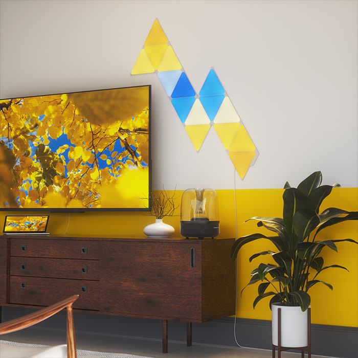 Nanoleaf Shapes Triangles Starter Kit - 15 Pièces (NL47-6002TW-15PK) - Achat / Vente Objet connecté / Domotique sur grosbill-pro.com - 3