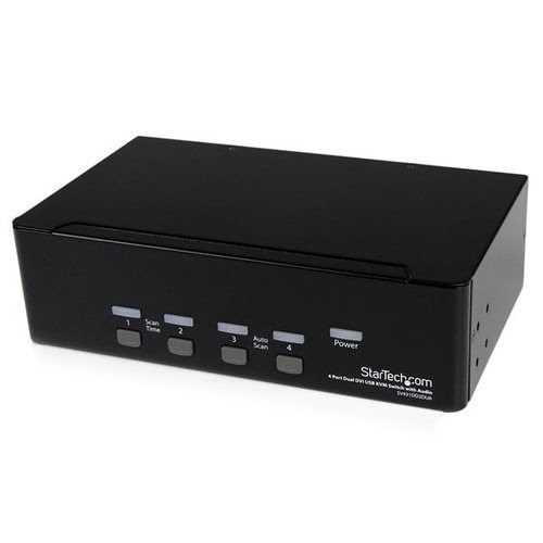 4 Port Dual DVI USB KVM Switch - Achat / Vente sur grosbill-pro.com - 0
