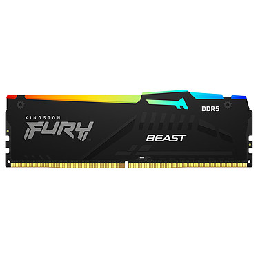 Grosbill Mémoire PC Kingston Fury Beast RGB 32Go (2x16Go) DDR5 5200Mhz