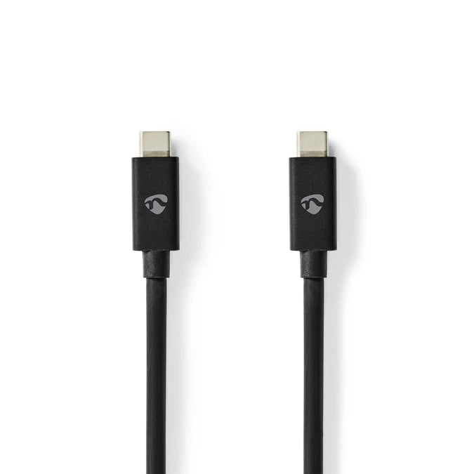 Nedis Câble USB-C 4.0 mâle/mâle - 240W - 2m - Noir