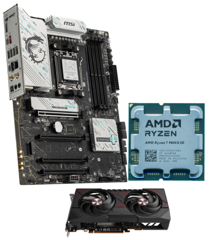 9060XT Pulse + 9800X3D + B850