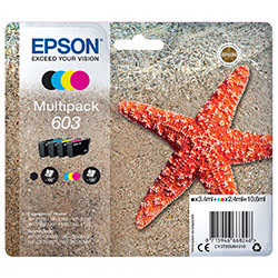 Grosbill Consommable imprimante Epson Multipack 4 couleurs 603 - C13T03U64010