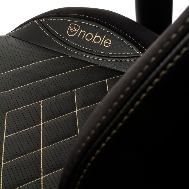 NobleChairs EPIC Series Noir/Or - Siège PC Gamer - grosbill-pro.com - 1